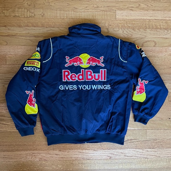 Formula 1 Red Bull Racing Jacket Men’s F1 Embroidered Retro Y2k Unisex - Picture 2 of 7